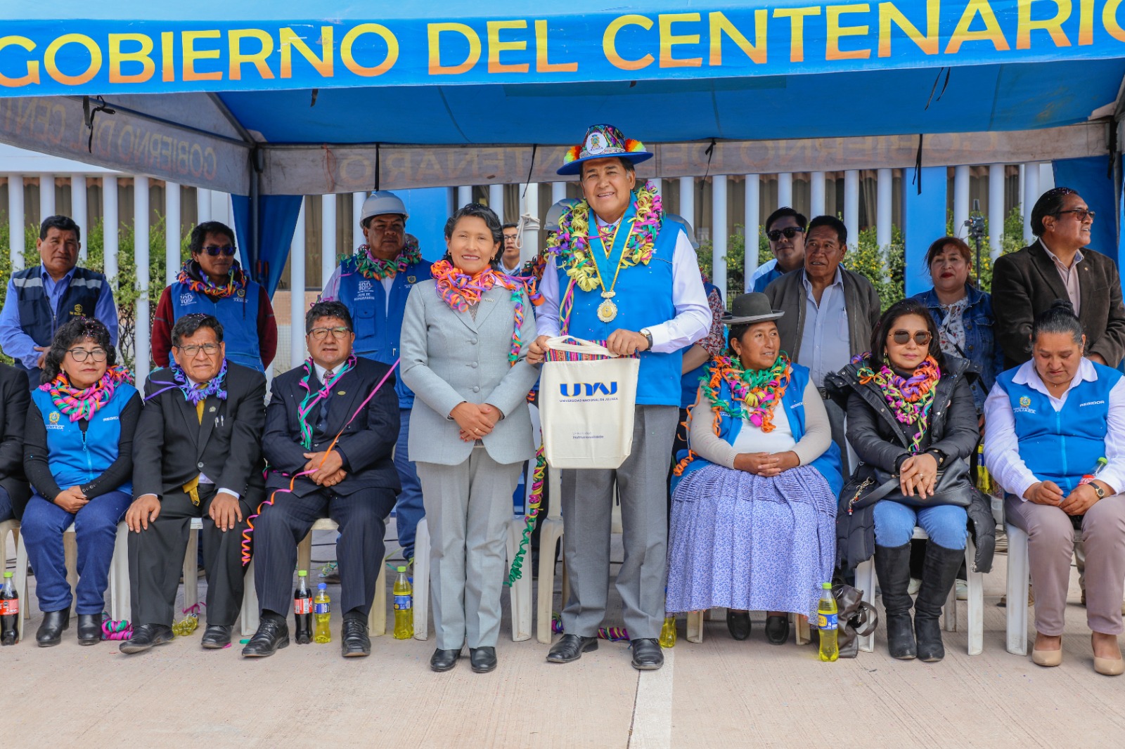 Dra. Vilma Sarmiento Mamani, participó en la ceremonia de inauguración