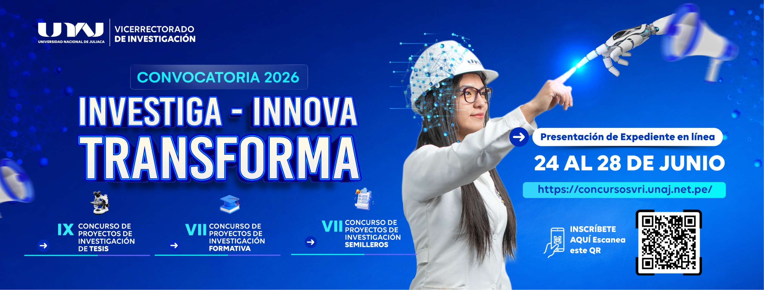 CONVOCATORIA 2026 VRI