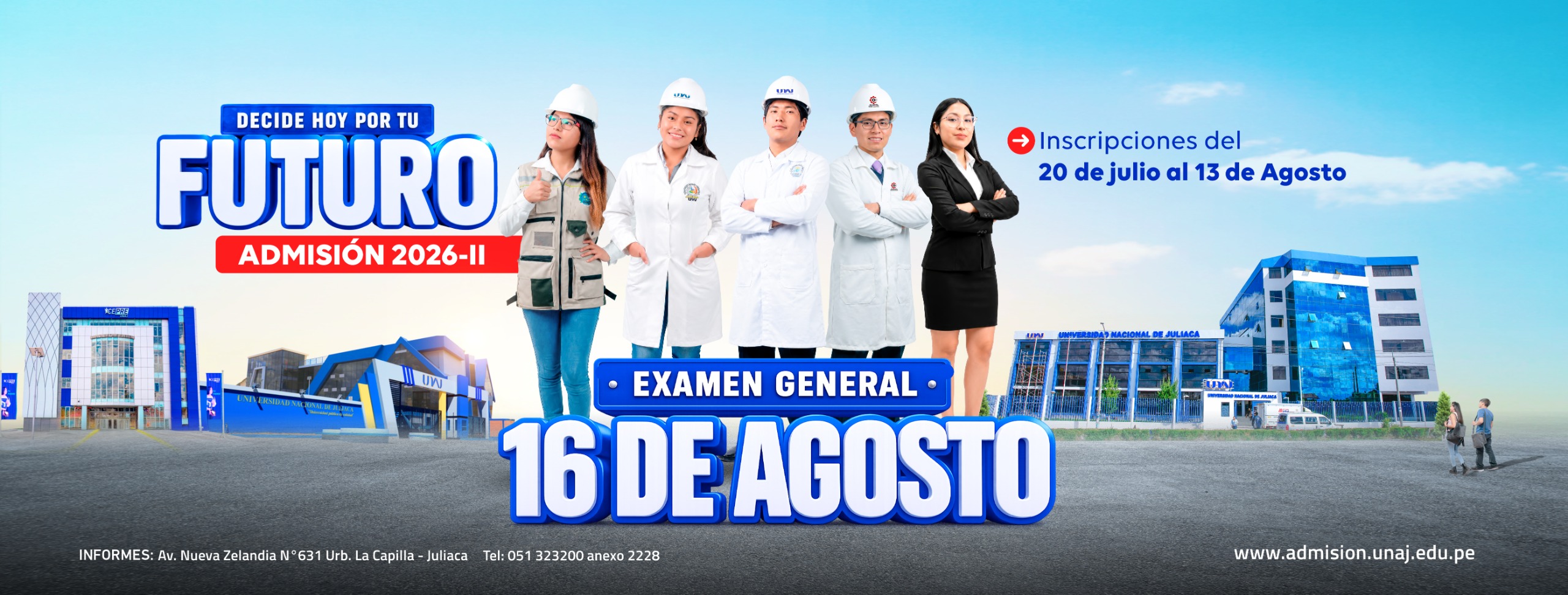 Admisión UNAJ 2026-II