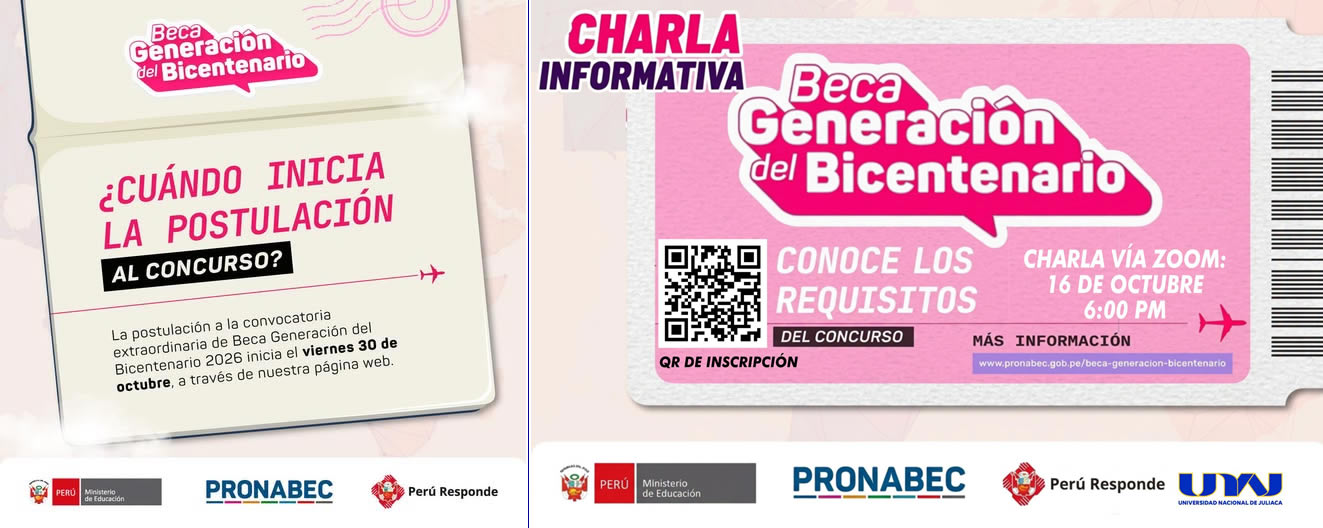 Beca Generacion Bicentenario 2026
