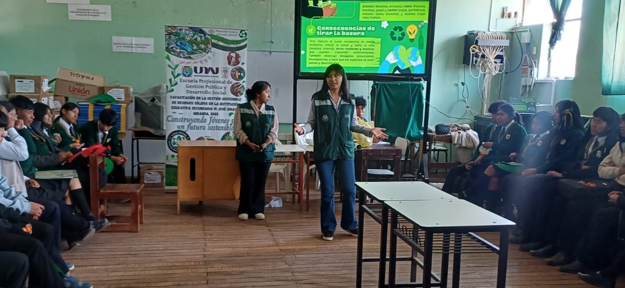 CONSTRUYENDO JOVENES PARA UN FUTURO SOSTENIBLE