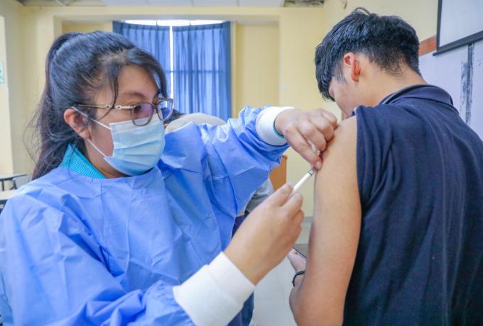 Vacunación contra el sarampión