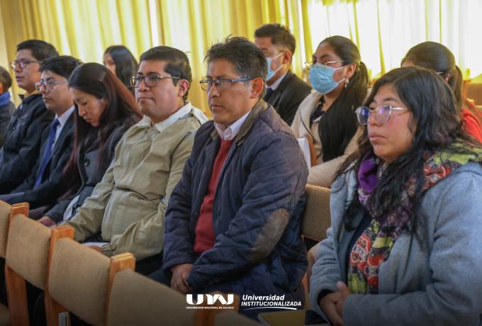 charla de inducción dirigida a los profesionales ganadores del Concurso CAS UNAJ 2026- II